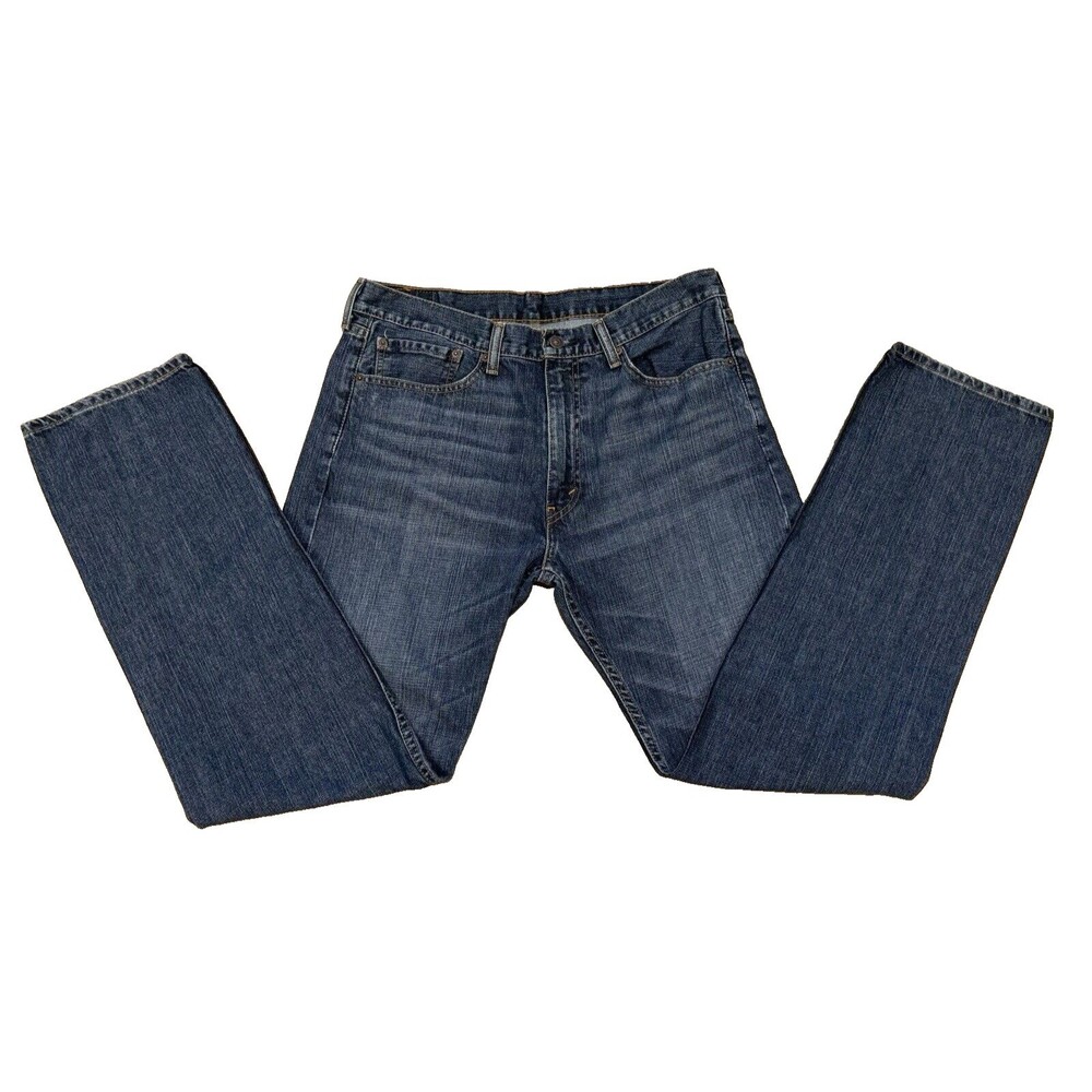 Levis 505 Jeans Mens 36x34 Straight Medium Wash